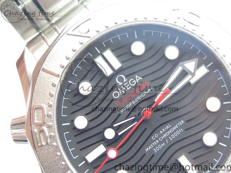 1227 Snug Seamaster Diver 300M Nekton VSF 1:1 Best Edition Black Dial on SS Bracelet A 7888
